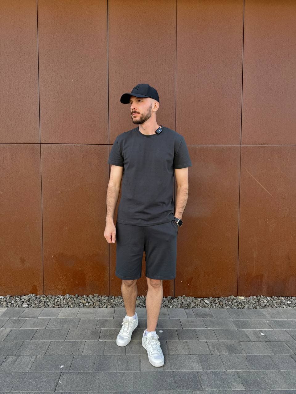 Комплект ЛАКОСТА шорти+футболка