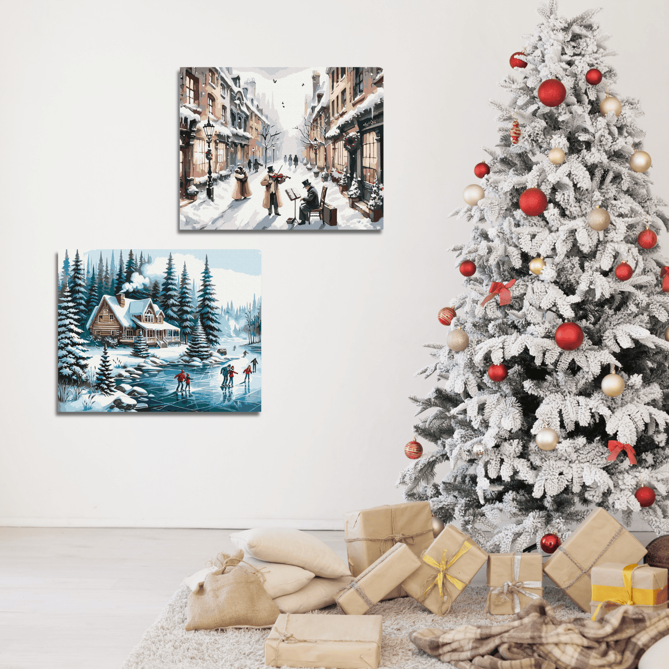 Диптих "Мелодія зимових свят"