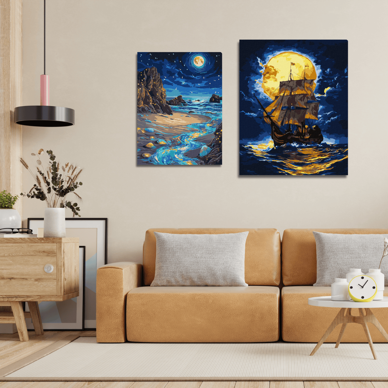 Диптих "Місячна течія"